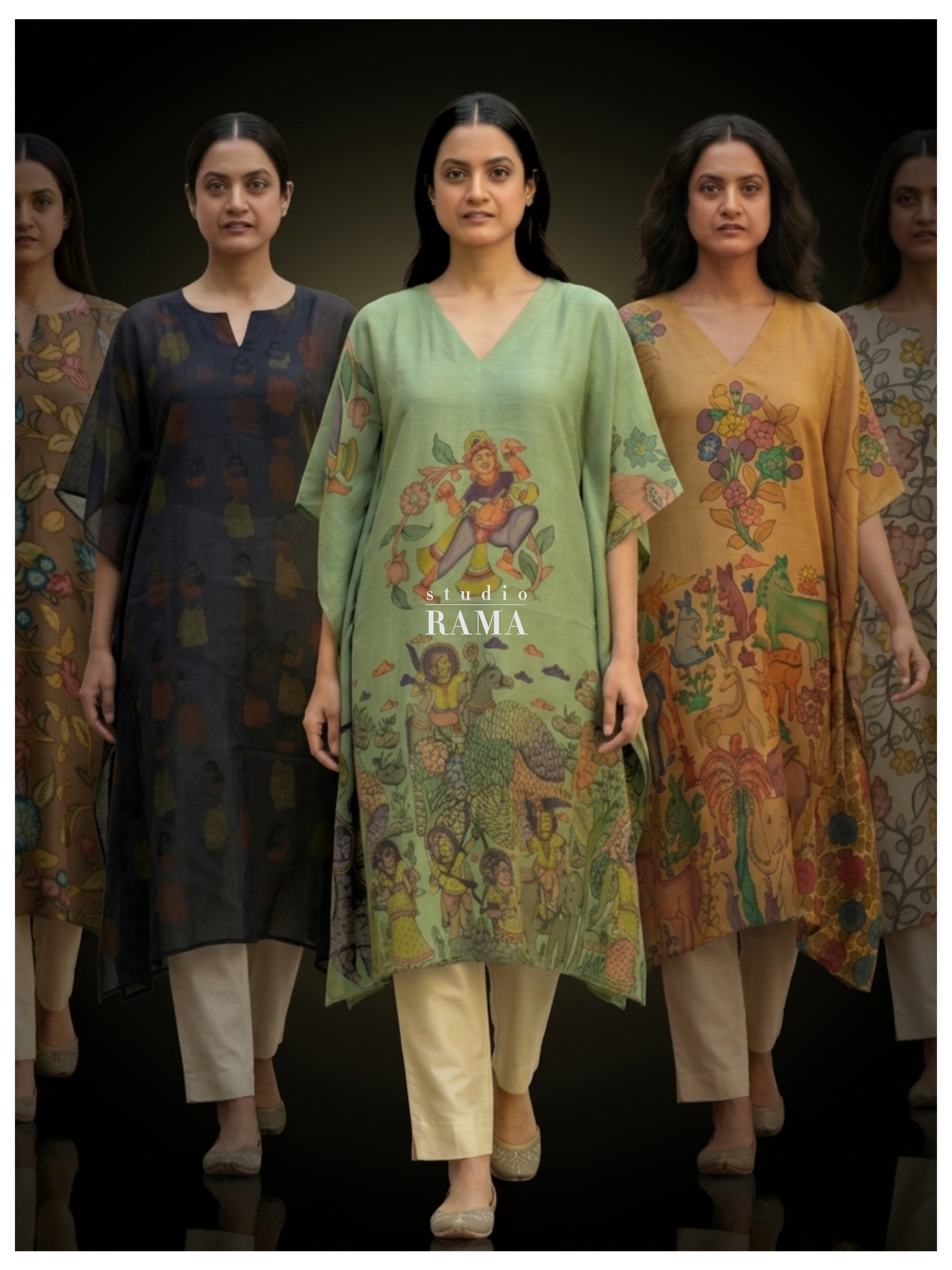 The Silk Cotton Kaftan Edit