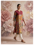 Kalamkari Silk Cotton Kurta – Size 44