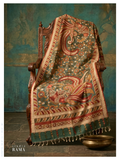 Handpainted Kalamkari Dupatta – Peacock Heritage Edit