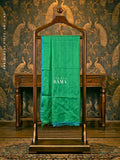 Raw Silk Blouse Piece – Emerald Green