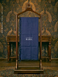 Raw Silk Blouse Piece – Navy Blue