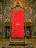 Raw Silk Blouse Piece – Red