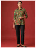 Silk Tunic – Vana Botanical Edit (Size 40)-(Ready Measurement)