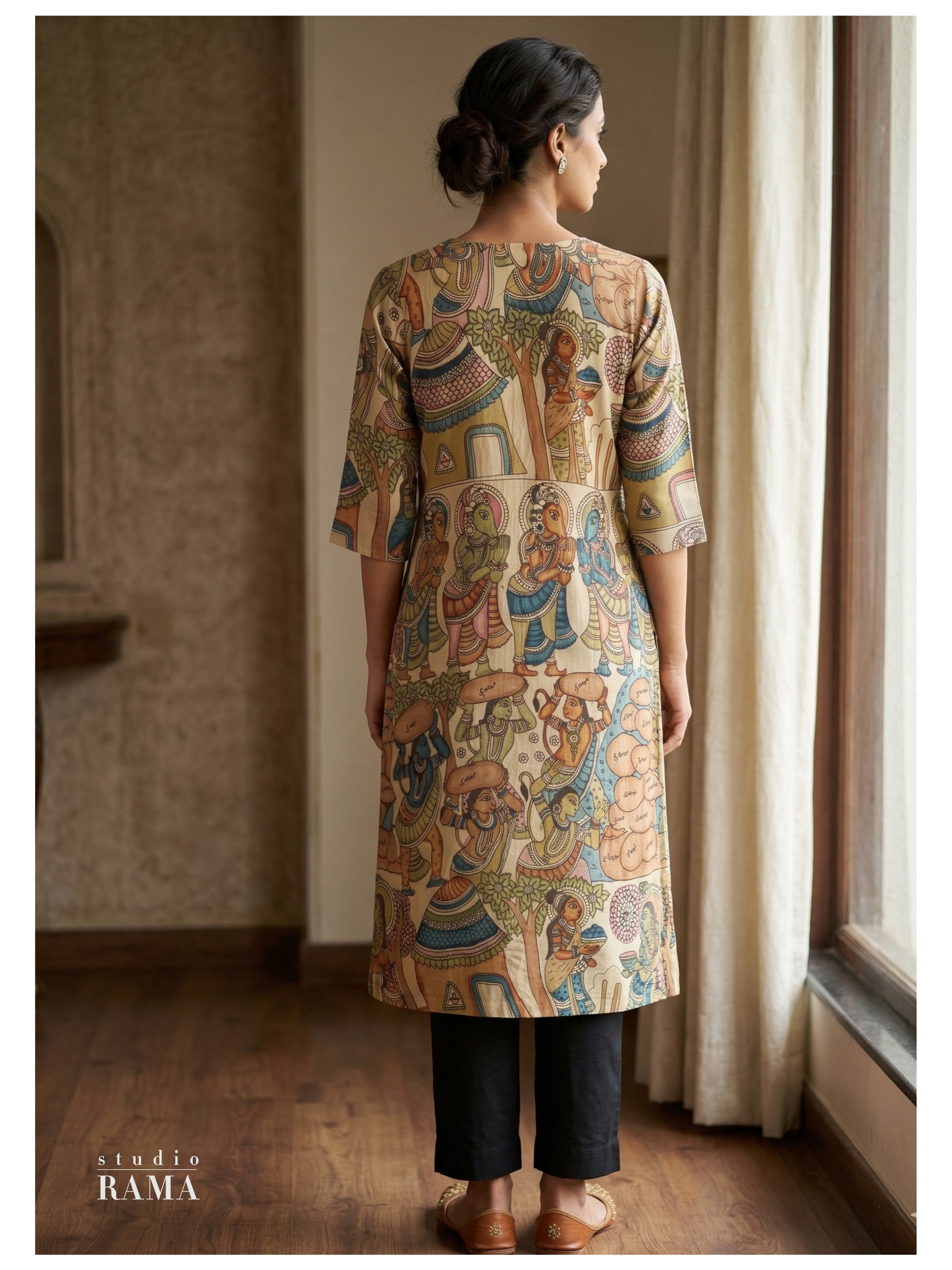 Vana Silk Cotton Jacket – Folk Narrative (Size 38)