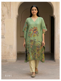 Nritya Vana Silk Cotton Kaftan – Free Size