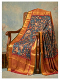 Kanchi Kalamkari Dupatta – Heritage Zari Edit