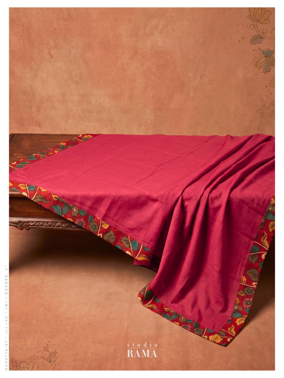 Chanderi Mall Dupatta – Classic Border Edit